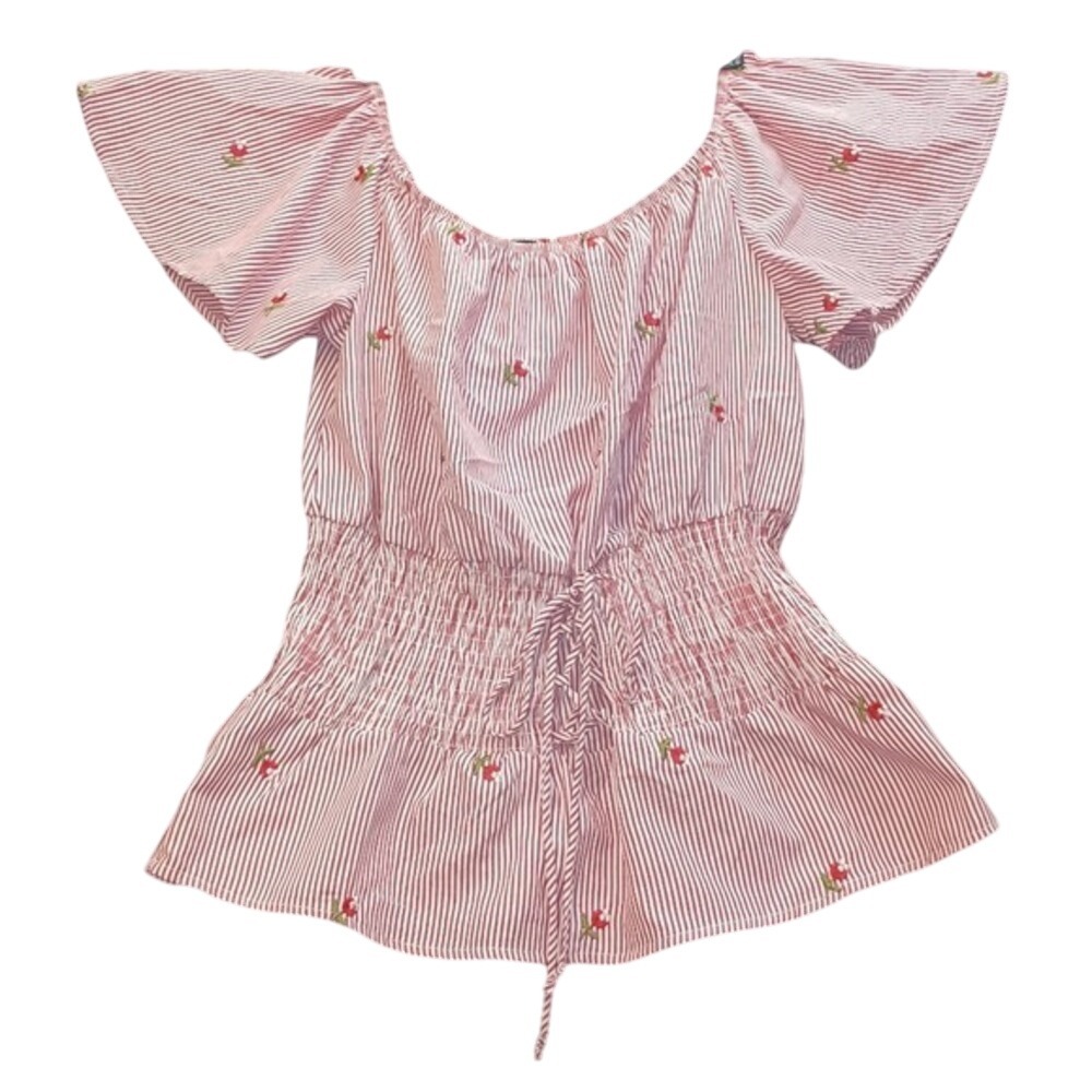 Kontro Contemporary Off‎ Shoulder Top SKUW465